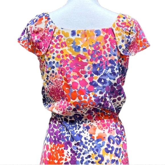 Calvin Klein Colorful Party Dress Size 4 - Picture 5 of 11